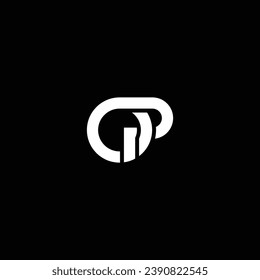 O or OP abstract outstanding professional business awesome artistic branding company different colors illustration logo or icon design.