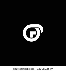 O or OP abstract outstanding professional business awesome artistic branding company different colors illustration logo or icon design.