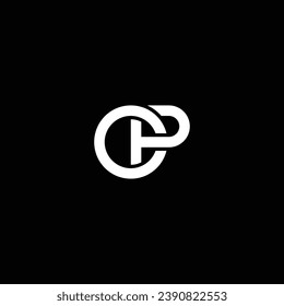 O or OP abstract outstanding professional business awesome artistic branding company different colors illustration logo or icon design.