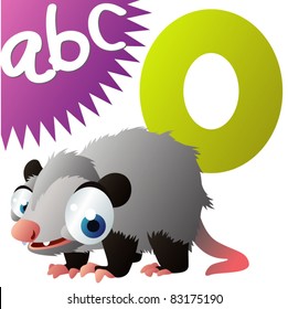 O is for Opossum