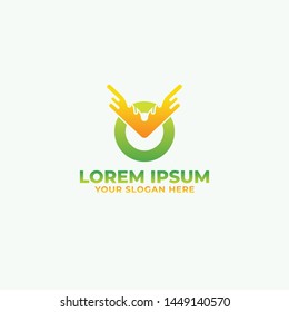 O painting logo/brand identity for use any purpose