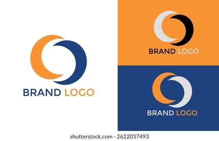 O Purple Logo Business Brand Identity Design