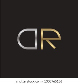 O R initial letter, modern logo design template vector