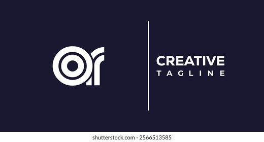 O and R logo design. OR abstract Letters Logo Monogram. This logo design is the process of creating a visual symbol that represents a brand, company, or individual.