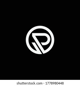 O R or RO logo and icon designs with different colors and backgrounds