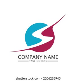 O ring logo business and circle logo design vector