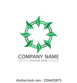 O ring logo business and circle logo design vector