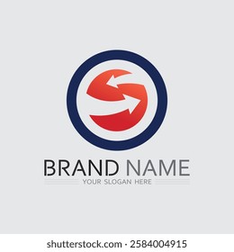 O ring logo business and circle logo design vector