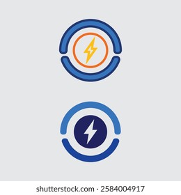 O ring logo business and circle logo design vector