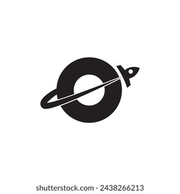 O rocket logo icon design.