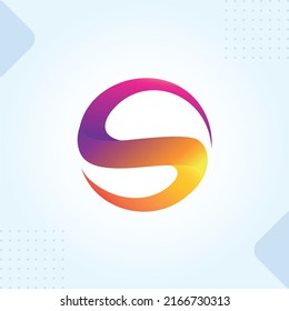 O S Futurastic Logo in Modern Creative Minimal Style Lettering Vector Design