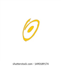 O sign hand writing. for the product with start with O