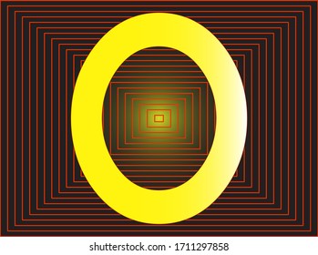 Imagen vectorial de derechos de autor de símbolo O
