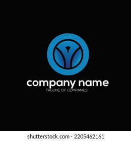 Logo de iconos de O y T