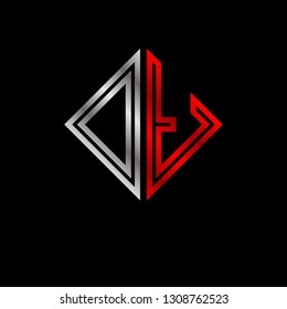 O T initial letter, modern logo design template vector