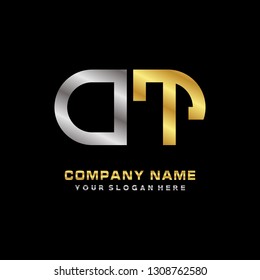 O T initial letter, modern logo design template vector