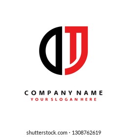 O T initial letter, modern logo design template vector