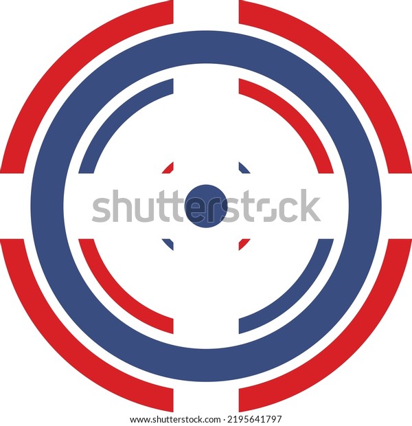 O Target logo with\
pop art color blend
