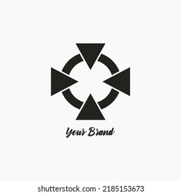 O trending simple letter vector