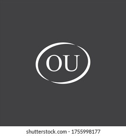 O U letter logo abstract design