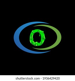 O Diseño de logotipo de vector geométrico abstracto único