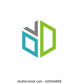 O V D Letter Hexagon Logo Template Illustration Design. Vector EPS 10.