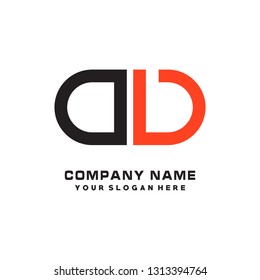O V initial letter, modern logo design template vector