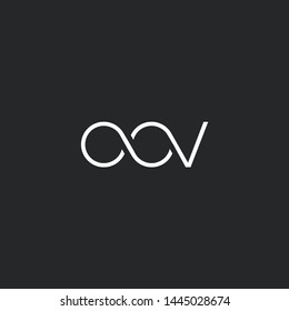O O V letters Joint logo icon vector for business card and corporate identity.