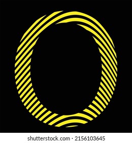 O vector alphabet creative  icon symbol art color pattern sign