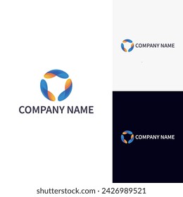 O Vector Letter Logo Design . circle  creative logo Design.