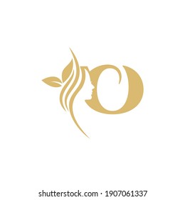 O Vector Logo Design. Icon, Brand Identity, Monogram of Female Business and Industry on Decorative Fashion, Makeup, Lifestyle, Modern, Spa, Feminism, Lady, Cosmetics, Beauty