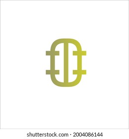 O vector logo design letter 