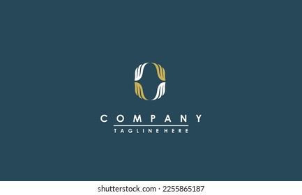 O wings simple logo. great for your company logo.