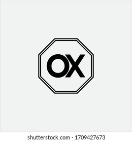 Diseño de plantilla de logotipo de carta X
