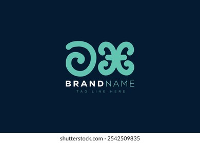 O and X logo design. OX abstract Letters Logo Monogram. This logo design is the process of creating a visual symbol that represents a brand, company, or individual.