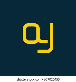 O Y joint letter logo design template