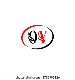 O Y letter logo abstract design