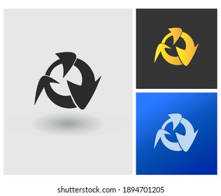 O YO initial based Logo Design in Gradient Colors. Creative Modern fan company logo. Luxury shape with Letters Vector Icon Logo idea Illustration.