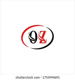 O Z letter logo abstract design
