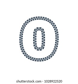 O Zip Letter Logo Icon Design