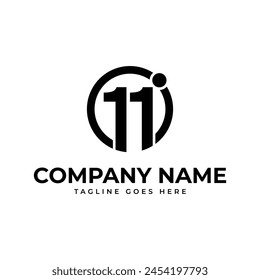 O11 logo combination of letters and numbers