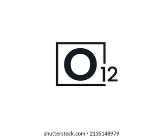 O12, 12O Logo de la letra inicial