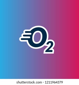 O2 Icon, logo vector illustration. Designed for your web site design, logo, app, UI. Vector illustration, EPS10.