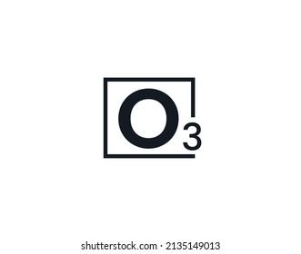 O3, 3O Initial letter logo