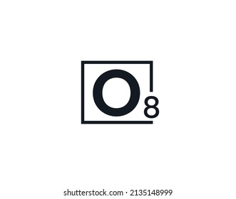 O8, 8O Initial letter logo