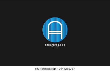 OA AO Abstract initial monogram letter alphabet logo design