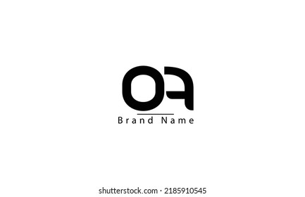 OA AO O A abstract vector logo monogram template