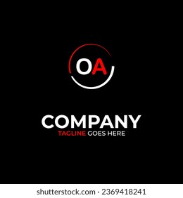 OA Creative moderne Buchstaben Logo Design Vorlage