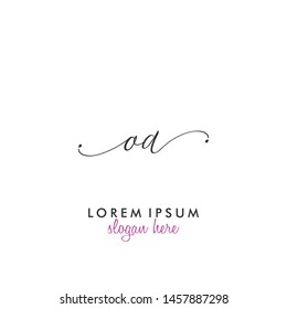 OA Initial beauty monogram logo vector