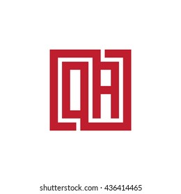 OA initial letters looping linked square logo